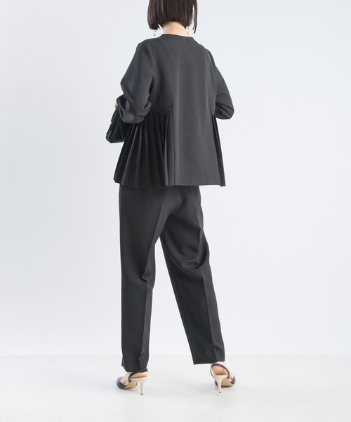 PICCIN(ピッチン)の「【セットアップ可能】ツインクロスワンタックパンツ(スーツパンツ・レディース・ベージュ/ブラック・M/L)」の15枚目の写真