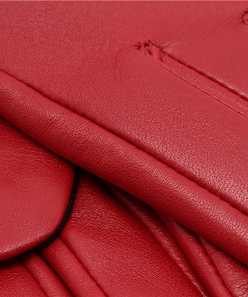 LOVELESS（ラブレス）の「【LOVELESS】WOMENS ファーコンビグローブ（手袋・レディース・レッド・FREE）」の5枚目の写真