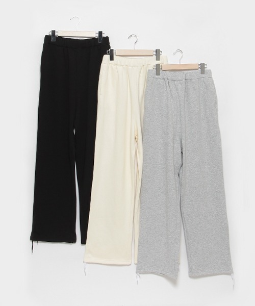 petit main LIEN(プティマインリアン)の「【LIEN】裏起毛スウェットパンツ(その他パンツ・レディース・ホワイト系その他/ブラック/アイボリー・FREE)」の12枚目の写真