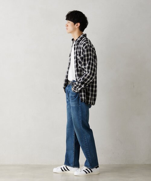 BIG MIKE（ビッグマイク）の「【BIG MIKE / ビッグマイク】 別注 ライトオンブレチェックシャツ（シャツ/ブラウス・メンズ・ブラック/ネイビー/グリーン・MEDIUM/LARGE）」の22枚目の写真