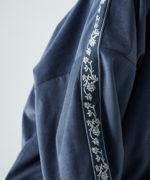 VELNUS（ベルナス）の「【VELNUS】Sideline velor half-zip pullover