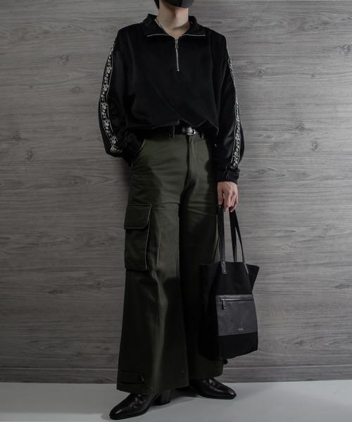 VELNUS（ベルナス）の「【VELNUS】Sideline velor half-zip