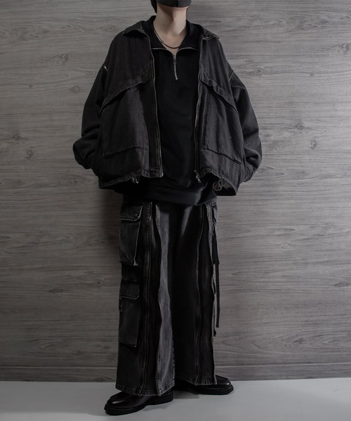 ラッセルノ　ベロアハーフジッププルオーバー ベロアハーフジッププルオーバー – PRISTINE