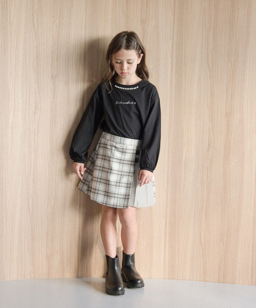 GLOBAL WORK（グローバルワーク）の「ムテキプリプリスカパン/986455（スカート・キッズ・ブラック/サックスブルー/モカ・130cm/140cm/150cm/160cm/170cm/120cm）」の16枚目の写真