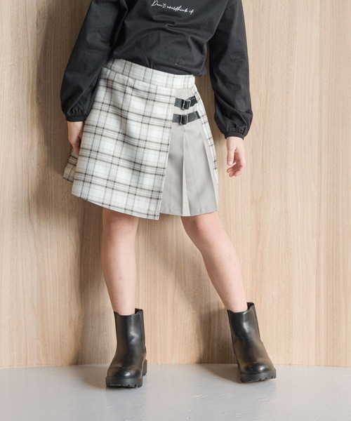 GLOBAL WORK（グローバルワーク）の「ムテキプリプリスカパン/986455（スカート・キッズ・ブラック/サックスブルー/モカ・130cm/140cm/150cm/160cm/170cm/120cm）」の19枚目の写真