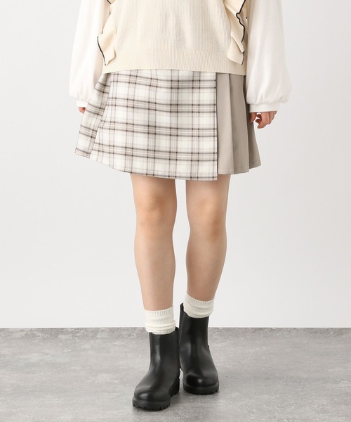 GLOBAL WORK（グローバルワーク）の「ムテキプリプリスカパン/986455（スカート・キッズ・ブラック/サックスブルー/モカ・130cm/140cm/150cm/160cm/170cm/120cm）」の6枚目の写真