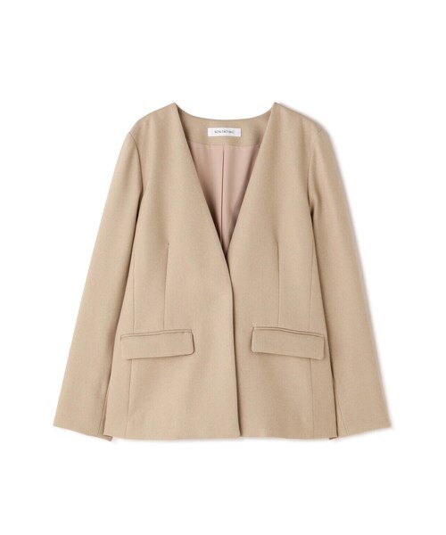 ナチュラルビューティーベーシック　ジャケット　ベージュ NATURAL BEAUTY BASIC（ナチュラルビューティーベーシック）の