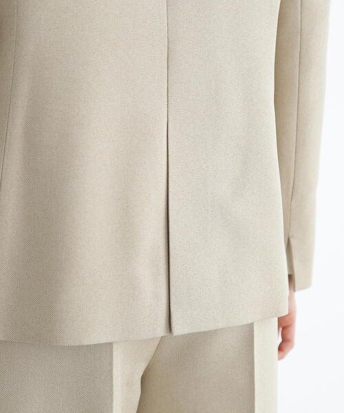NATURAL BEAUTY BASIC(ナチュラルビューティーベーシック)の「◇シャークスキンSETUPシリーズ ノーカラージャケット(ノーカラージャケット・レディース・ベージュ/ネイビー・SMALL/MEDIUM)」の20枚目の写真