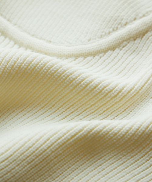 etoll.（エトル）の「リブニットビスチェ（チューブトップ・レディース・オフホワイト/チャコール/ブラック・FREE）」の8枚目の写真