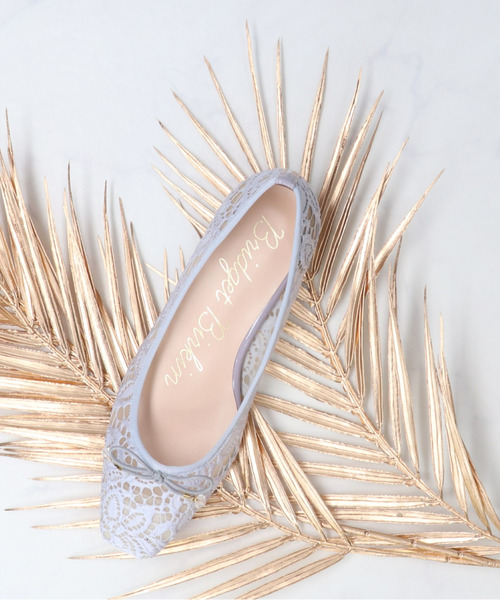 Bridget Birkin（ブリジットバーキン）の「【Bridget Birkin】スクエアレースバレエパンプス(541032)（パンプス・レディース・ブラック/ライトブルー/ベージュ・22.5/23/23.5/24/24.5）」の7枚目の写真