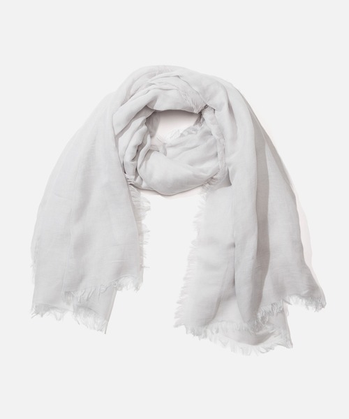 ASAUCE MELER（アソースメレ）の「【ASAUCE MELER】リネンモダールシルクメランジュソリッドストール　AM26S-ST14（ストール/ショール・レディース・ホワイト/ブルー/ネイビー/サンドベージュ/ブラウン/ピンクベージュ/ブラック/シルバー/グレー/クリーム・FREE）」の10枚目の写真