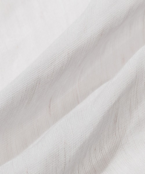 ASAUCE MELER（アソースメレ）の「【ASAUCE MELER】リネンモダールシルクメランジュソリッドストール　AM26S-ST14（ストール/ショール・レディース・ホワイト/ブルー/ネイビー/サンドベージュ/ブラウン/ピンクベージュ/ブラック/シルバー/グレー/クリーム・FREE）」の15枚目の写真