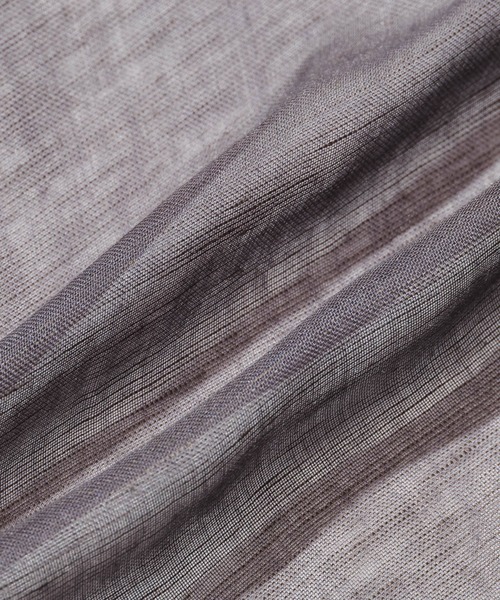 ASAUCE MELER（アソースメレ）の「【ASAUCE MELER】リネンモダールシルクメランジュソリッドストール　AM26S-ST14（ストール/ショール・レディース・ホワイト/ブルー/ネイビー/サンドベージュ/ブラウン/ピンクベージュ/ブラック/シルバー/グレー/クリーム・FREE）」の12枚目の写真