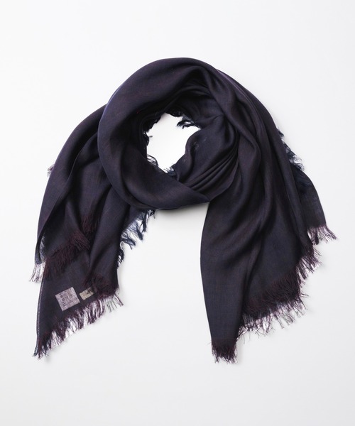 ASAUCE MELER（アソースメレ）の「【ASAUCE MELER】リネンモダールシルクメランジュソリッドストール　AM26S-ST14（ストール/ショール・レディース・ホワイト/ブルー/ネイビー/サンドベージュ/ブラウン/ピンクベージュ/ブラック/シルバー/グレー/クリーム・FREE）」の18枚目の写真