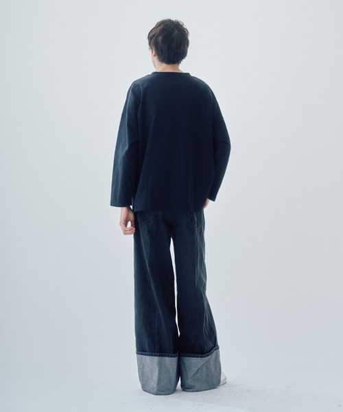 フットボールロングスリーブTシャツ（ユニセックス着用）（T