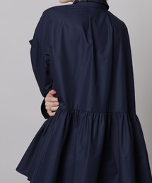 極美品 カデュネ 24SS ボウ付きシャツチュニック ペプラム