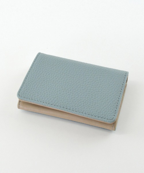 カードケース・名刺入れ LOEUVRE Bonheur Card Wallet2color 名刺ケース カードケース 名刺入れ レディース 本革 ハラコ カラー