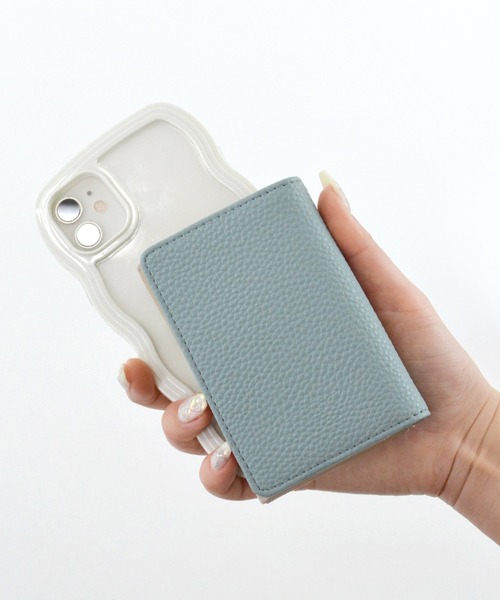 ALTROSE(アルトローズ)の「名刺入れ 名刺ケース シボ カードケース アゲート(名刺入れ・レディース・ブルー/ブラック/グレー/ブラウン/アイボリー・FREE)」の19枚目の写真