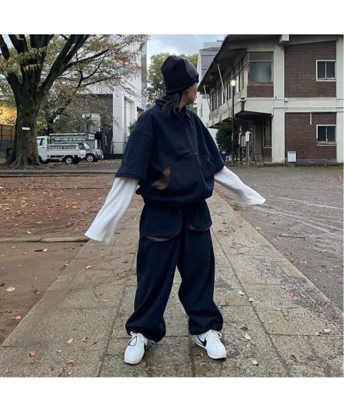 fridge(フリッジ)の「【IASOF】イアソフ Iasof Storm Fleece SS Jacket(その他アウター・メンズ・ブラウン/ネイビー・1/2)」の2枚目の写真