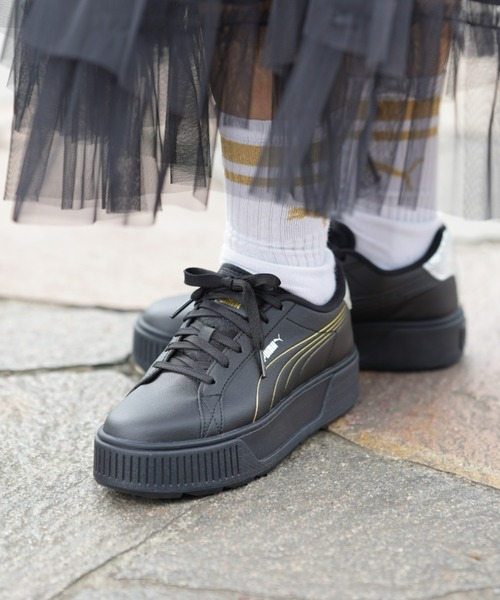 PUMA（プーマ）の「PUMA プーマ ウィメンズ カルメン メタリック シャイン スニーカー（スニーカー・レディース・ブラック系その他/ホワイト系その他・24.0cm/23.0cm/25.5cm/24.5cm/23.5cm/22.5cm/22.0cm/25.0cm）」の2枚目の写真