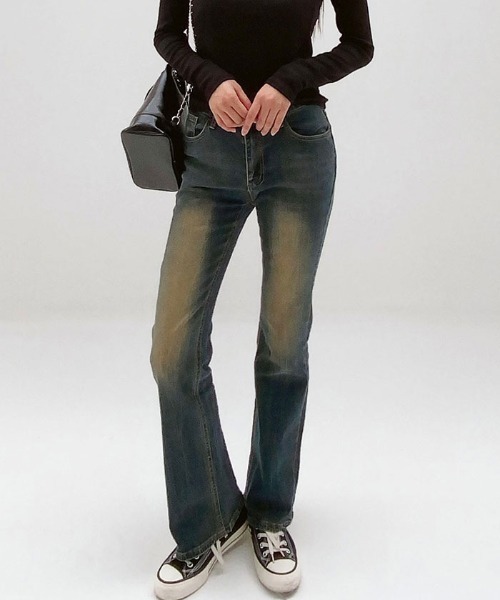 VIVID LADY(ビビッドレディー)の「ヴィンテージデニムパンツ ジーンズ(デニムパンツ・レディース・ダークブルー・SMALL/MEDIUM/LARGE)」の22枚目の写真