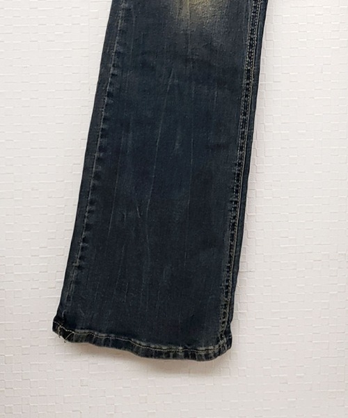 VIVID LADY(ビビッドレディー)の「ヴィンテージデニムパンツ ジーンズ(デニムパンツ・レディース・ダークブルー・SMALL/MEDIUM/LARGE)」の11枚目の写真