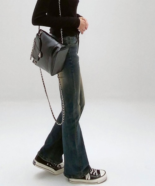 VIVID LADY(ビビッドレディー)の「ヴィンテージデニムパンツ ジーンズ(デニムパンツ・レディース・ダークブルー・SMALL/MEDIUM/LARGE)」の15枚目の写真