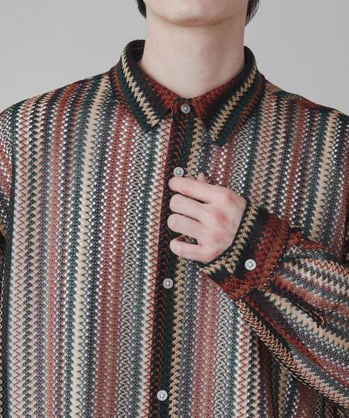 LUCY（ルーシー）の「LUCY/ストライプメッシュBIGシャツ（シャツ/ブラウス・メンズ・その他3/その他2/その他1・LARGE/MEDIUM）」の9枚目の写真