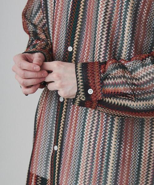 LUCY（ルーシー）の「LUCY/ストライプメッシュBIGシャツ（シャツ/ブラウス・メンズ・その他3/その他2/その他1・LARGE/MEDIUM）」の11枚目の写真