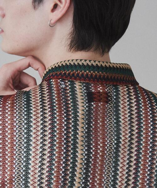 LUCY（ルーシー）の「LUCY/ストライプメッシュBIGシャツ（シャツ/ブラウス・メンズ・その他3/その他2/その他1・LARGE/MEDIUM）」の12枚目の写真