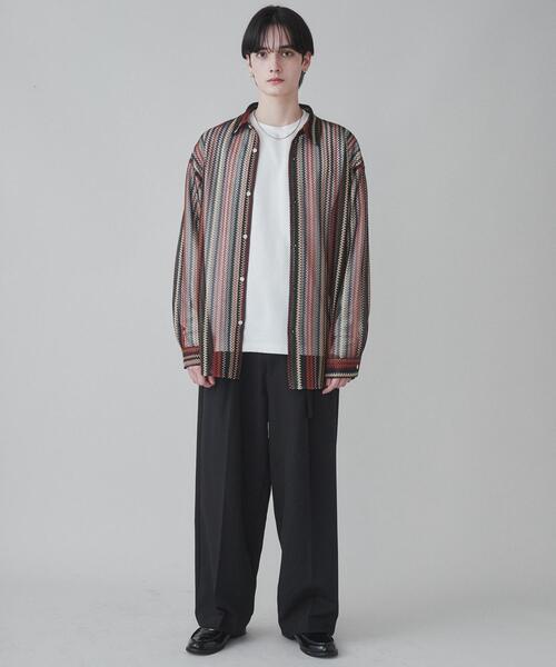 LUCY（ルーシー）の「LUCY/ストライプメッシュBIGシャツ（シャツ/ブラウス・メンズ・その他3/その他2/その他1・LARGE/MEDIUM）」の18枚目の写真