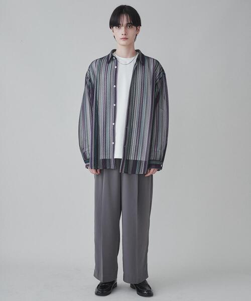 LUCY（ルーシー）の「LUCY/ストライプメッシュBIGシャツ（シャツ/ブラウス・メンズ・その他3/その他2/その他1・LARGE/MEDIUM）」の21枚目の写真