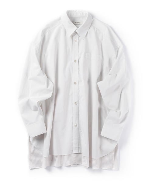 Wizzard（ウィザード）の「Wizzard ウィザード / LAYERED LONG SHIRT / W24SS-SH030（シャツ/ブラウス・メンズ・ブラック/ブルー系その他/ホワイト系その他・2）」の2枚目の写真