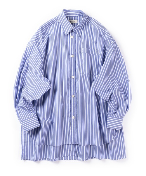 Wizzard（ウィザード）の「Wizzard ウィザード / LAYERED LONG SHIRT / W24SS-SH030（シャツ/ブラウス・メンズ・ブラック/ブルー系その他/ホワイト系その他・2）」の11枚目の写真