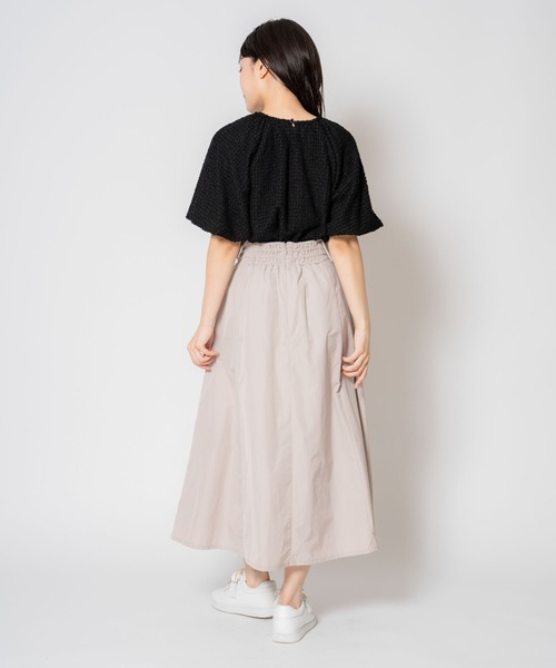 NOELA（ノエラ）の「ハイウエストスカート（スカート・レディース・ブラック/ベージュ/イエロー・S/M）」の9枚目の写真