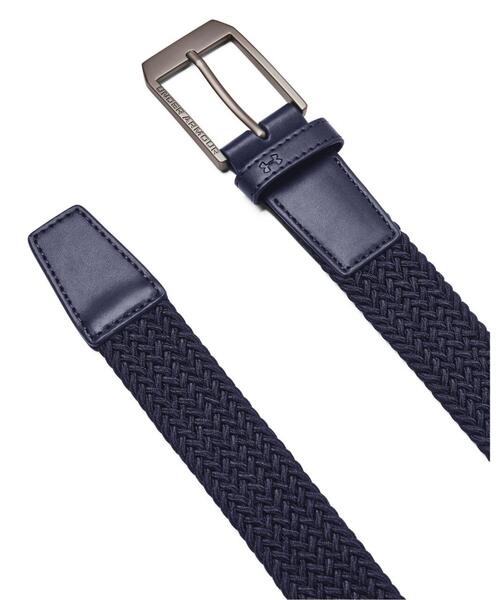 UNDER ARMOUR(アンダーアーマー)の「UAブレイディド ベルト(ゴルフ/メンズ)(ベルト・メンズ・ネイビー・S/M)」の1枚目の写真