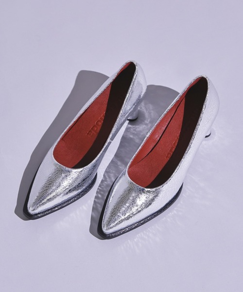 piu comoda（ピュコモダ）の「(piu comoda)ポインテッドパンプス（パンプス・レディース・ブラック/ピンク/シルバー・38/36/37）」の8枚目の写真