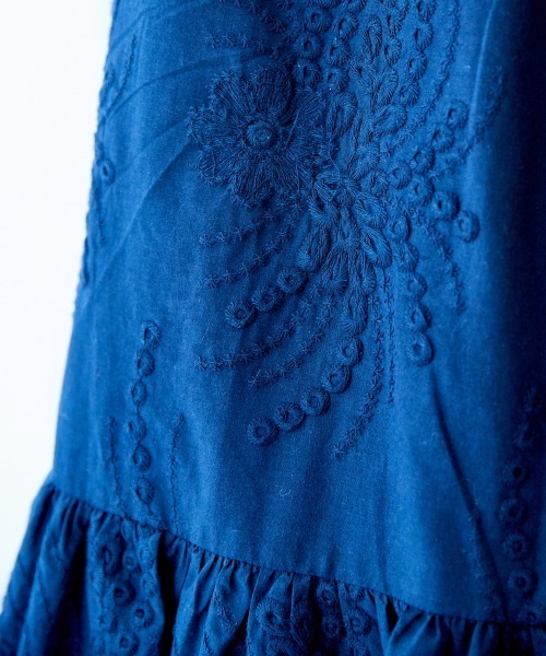 miclat（ミクラ）の「大きいサイズ　レーススカート　miclat（スカート・レディース・ネイビー/オフホワイト・L/LL/3L/4L/5L）」の17枚目の写真