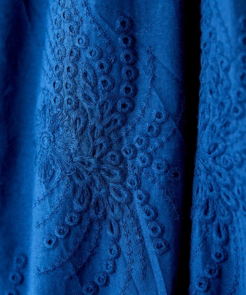 miclat（ミクラ）の「大きいサイズ　レーススカート　miclat（スカート・レディース・ネイビー/オフホワイト・L/LL/3L/4L/5L）」の18枚目の写真