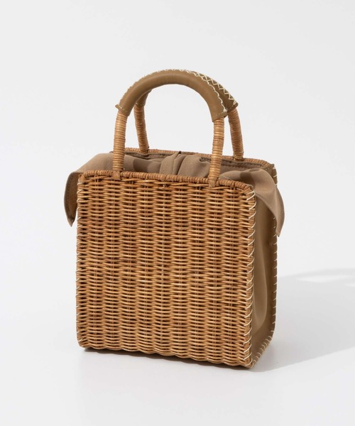 The Bagmati（ザバグマティ）の「BAGMATI LEATHER HANDLE BASKET