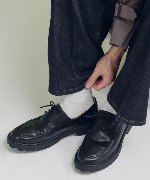 MUHET(ミュエータ)の「デッキシューズ(モカシン/デッキシューズ・レディース・ブラック/ブラウン・SMALL/MEDIUM/LARGE/X-LARGE)」の1枚目の写真