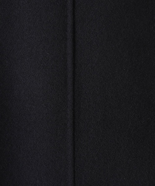ATON（エイトン）の「ATON / エイトン：SUPER 160S DOUBLE MELTON SHAWL COLLER COAT：SCAGNW0400[DEA]（チェスターコート・レディース・ネイビー・2）」の7枚目の写真