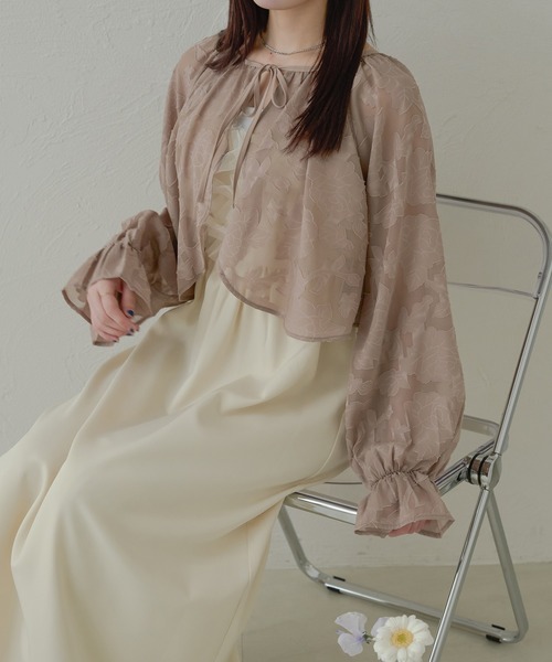 Ambre Neige（アンブルネージュ）の「２ｗａｙアソートオパールブラウス／【WEB/EC限定商品】（シャツ/ブラウス・レディース・ブラック/ライトベージュ/アイボリー・FREE）」の3枚目の写真