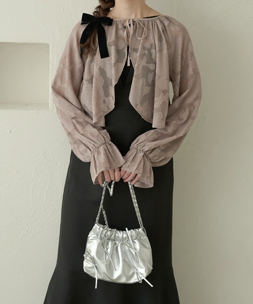 Ambre Neige（アンブルネージュ）の「２ｗａｙアソートオパールブラウス／【WEB/EC限定商品】（シャツ/ブラウス・レディース・ブラック/ライトベージュ/アイボリー・FREE）」の10枚目の写真