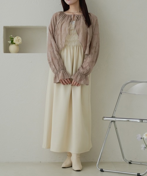 Ambre Neige（アンブルネージュ）の「２ｗａｙアソートオパールブラウス／【WEB/EC限定商品】（シャツ/ブラウス・レディース・ブラック/ライトベージュ/アイボリー・FREE）」の20枚目の写真