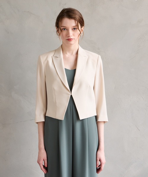 AIMER（エメ）の「ショートテーラードジャケット（テーラードジャケット・レディース・ライトグレー/ベージュ/ブラック・LARGE/MEDIUM/X-LARGE）」の13枚目の写真