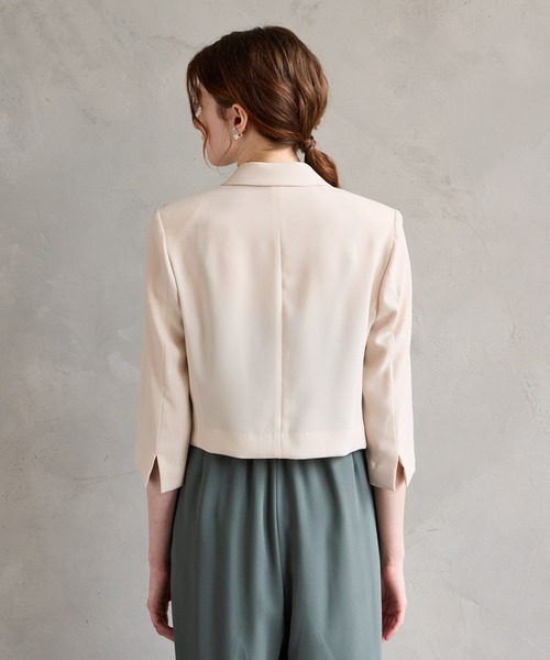 AIMER（エメ）の「ショートテーラードジャケット（テーラードジャケット・レディース・ライトグレー/ベージュ/ブラック・LARGE/MEDIUM/X-LARGE）」の15枚目の写真
