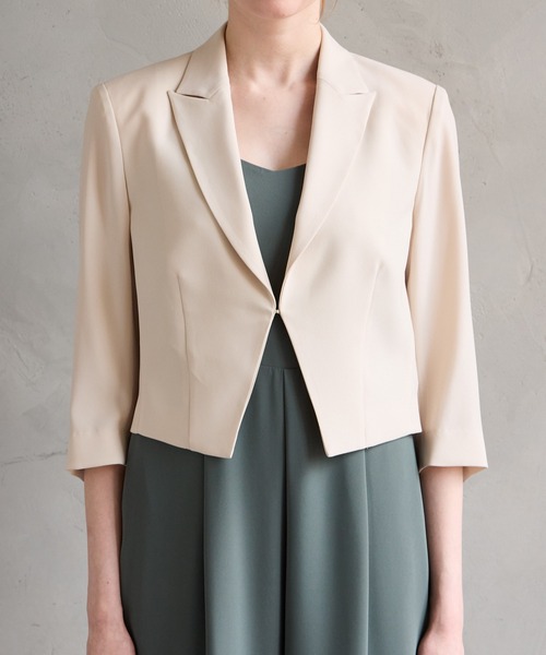 AIMER（エメ）の「ショートテーラードジャケット（テーラードジャケット・レディース・ライトグレー/ベージュ/ブラック・LARGE/MEDIUM/X-LARGE）」の16枚目の写真