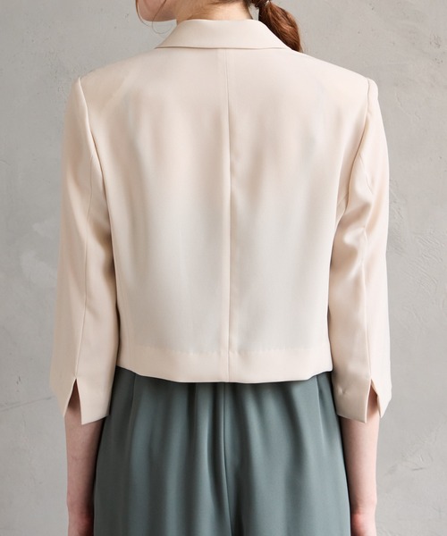 AIMER（エメ）の「ショートテーラードジャケット（テーラードジャケット・レディース・ライトグレー/ベージュ/ブラック・LARGE/MEDIUM/X-LARGE）」の17枚目の写真