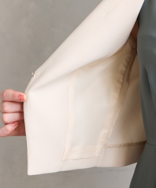 AIMER（エメ）の「ショートテーラードジャケット（テーラードジャケット・レディース・ライトグレー/ベージュ/ブラック・LARGE/MEDIUM/X-LARGE）」の21枚目の写真